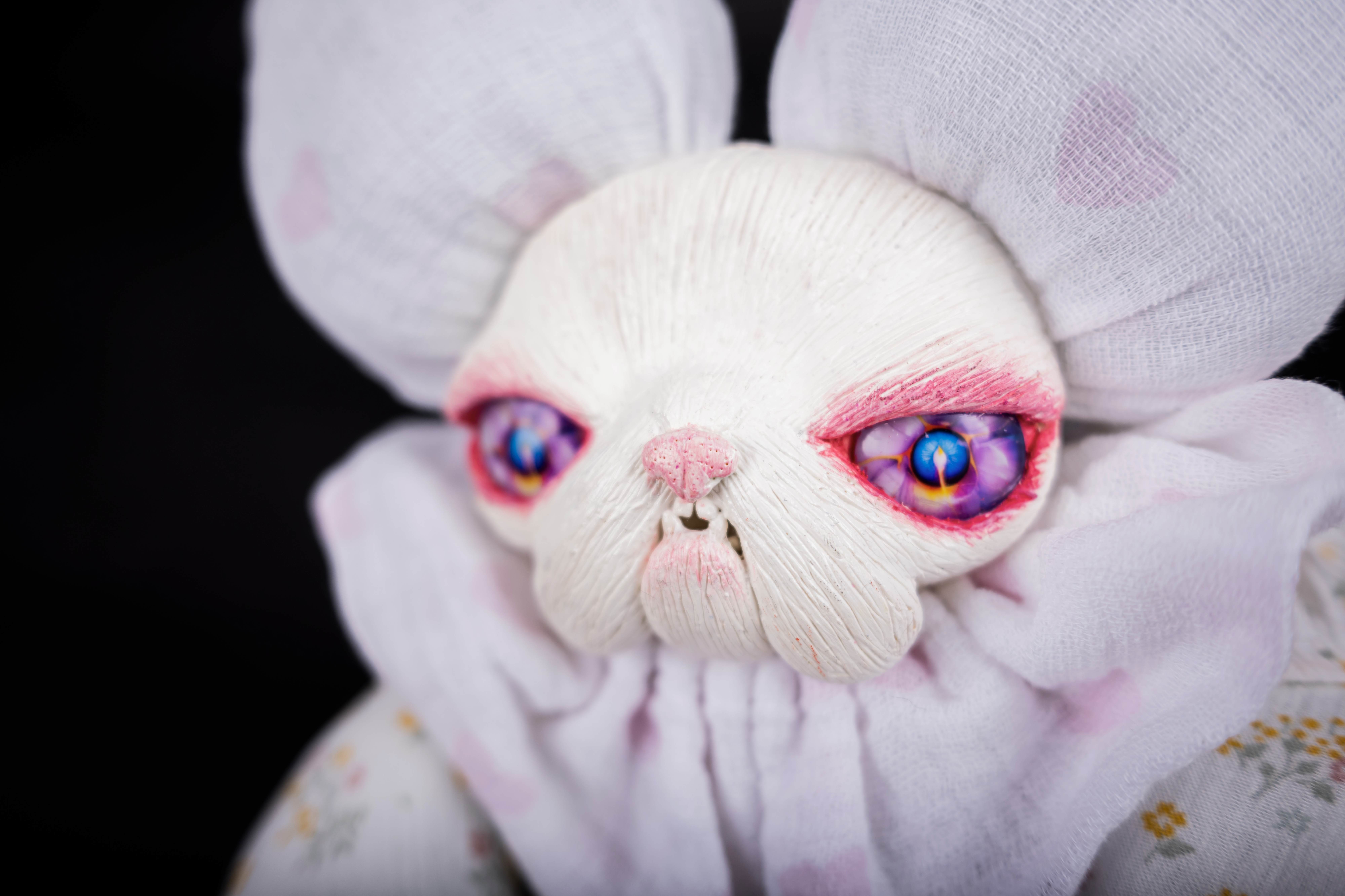 Oddlum art doll Candelune — one-of-a-kind handmade doll