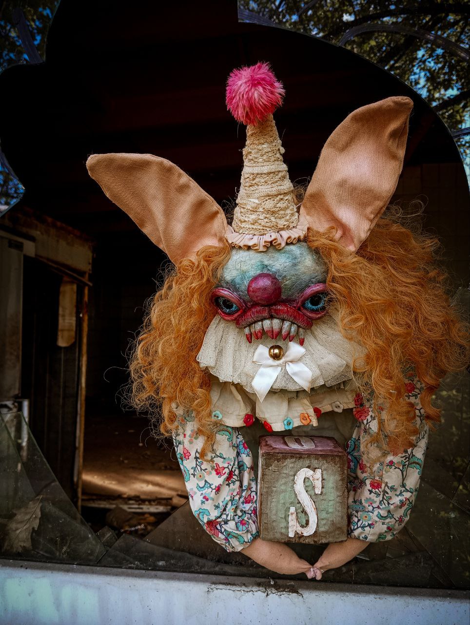 Oddlum art doll Symon's Cube — one-of-a-kind handmade doll